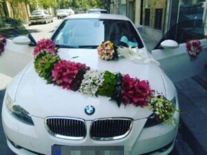 گل فروشیهای سنندج جهت گل کاری آرایی سفره وسایل عقد اتاق عقد سنندج کردستان  | گل آرایی و گل کاری ماشین عروس سنندج